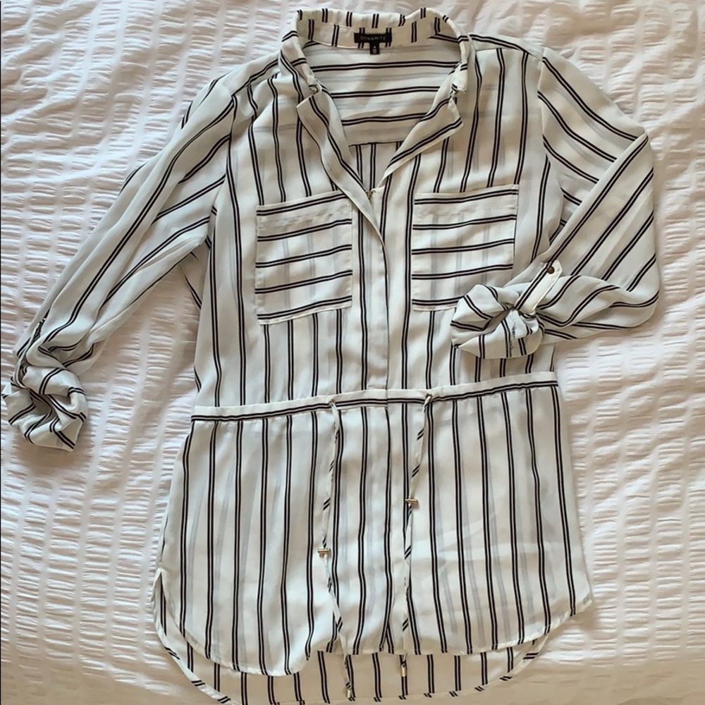 Dynamite stripped blouse